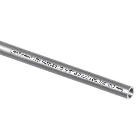 Cole-Parmer Food, Milk, and Dairy Tubing, 5/16in ID x 7/16in OD; 50 Ft 4440905